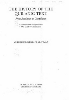 the history of the quranic text from revelation to compilation